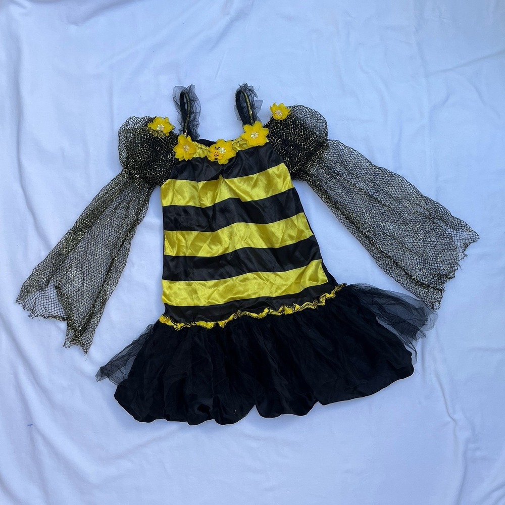 Rubies Child Bumblebee Costume Halloween Dress-Up Play Girl's M Medium Bee